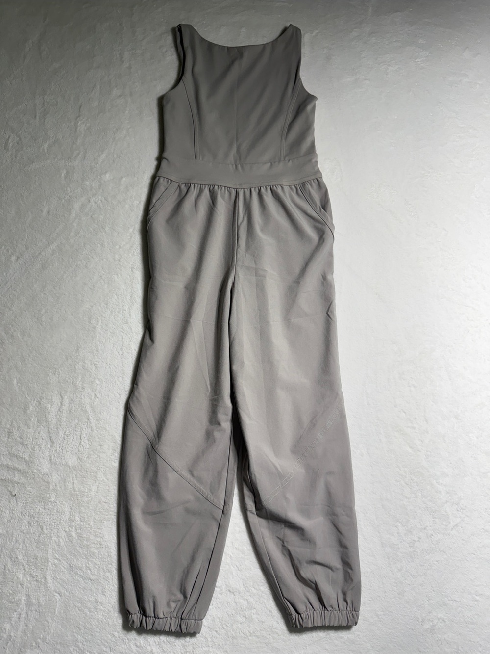 abercrombie kids Gray Sleeveless Jumpsuit Romper